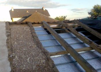 roof insulation with eco material by B3KM EcoDesign
