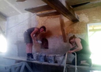 ecological plastering with lime by B3KM EcoDesign